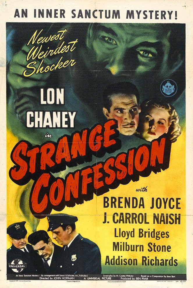 Strange Confession - Plakátok
