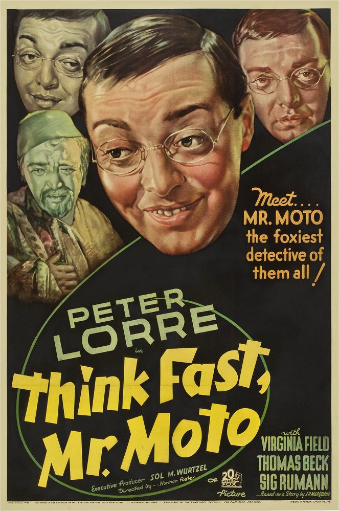 Think Fast, Mr. Moto - Posters
