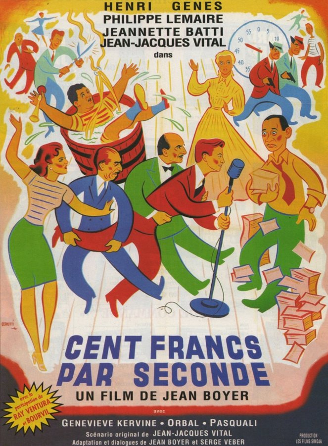 Cent francs par seconde - Affiches