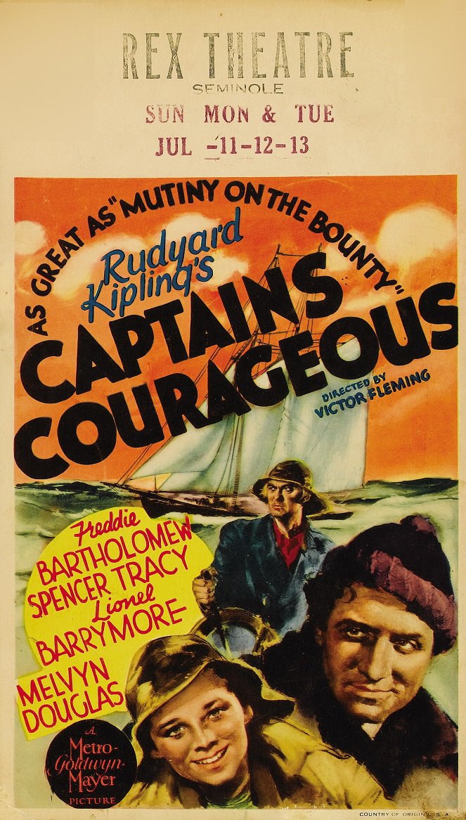 Captains Courageous - Cartazes