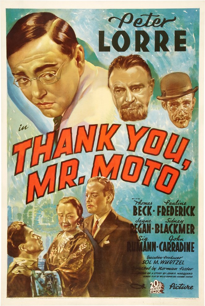 Thank You, Mr. Moto - Carteles