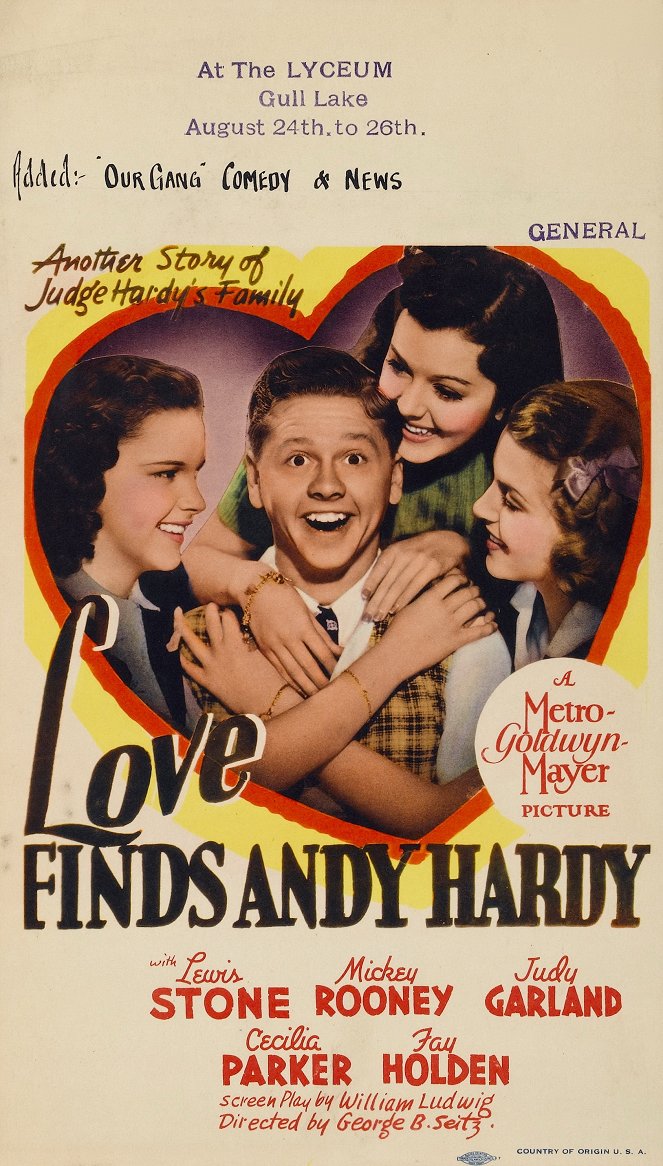 Love Finds Andy Hardy - Plakáty