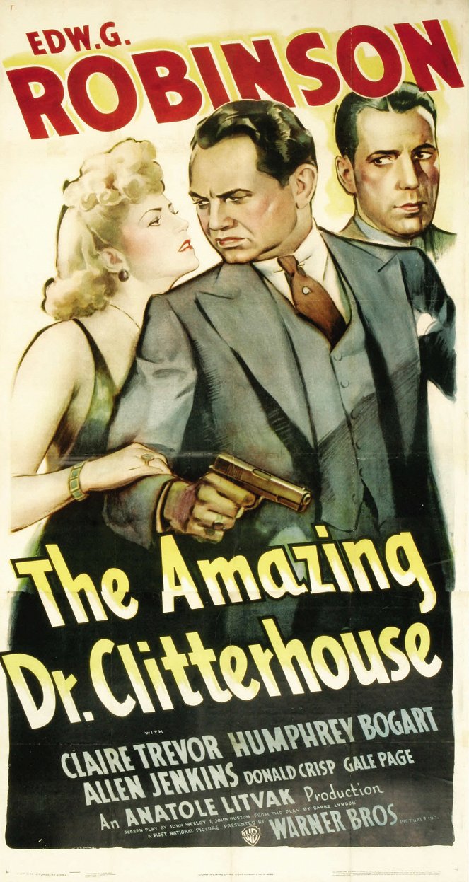 The Amazing Dr. Clitterhouse - Affiches