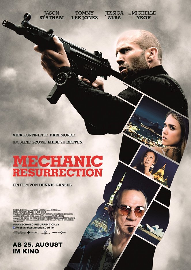 Mechanic: Resurrection - Plakate