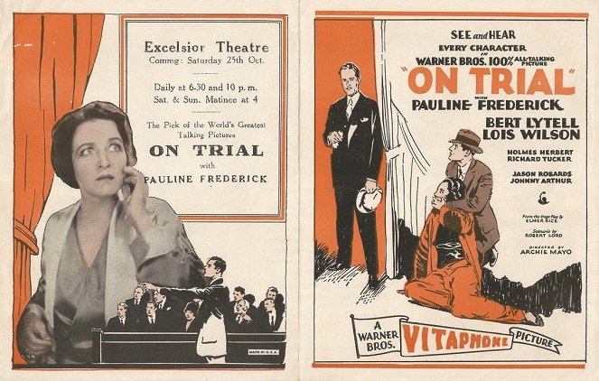 On Trial - Carteles