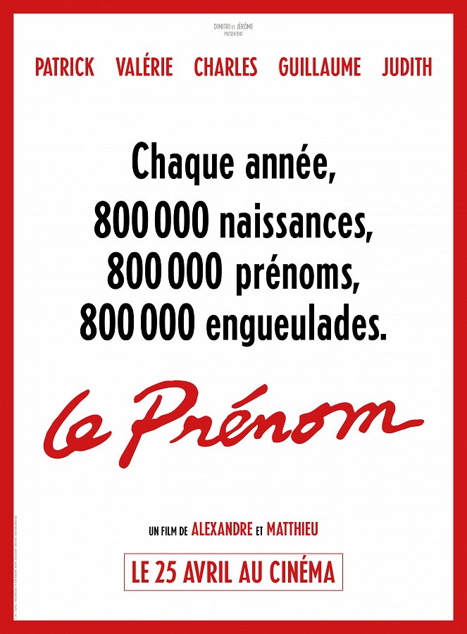 Le Prénom - Posters