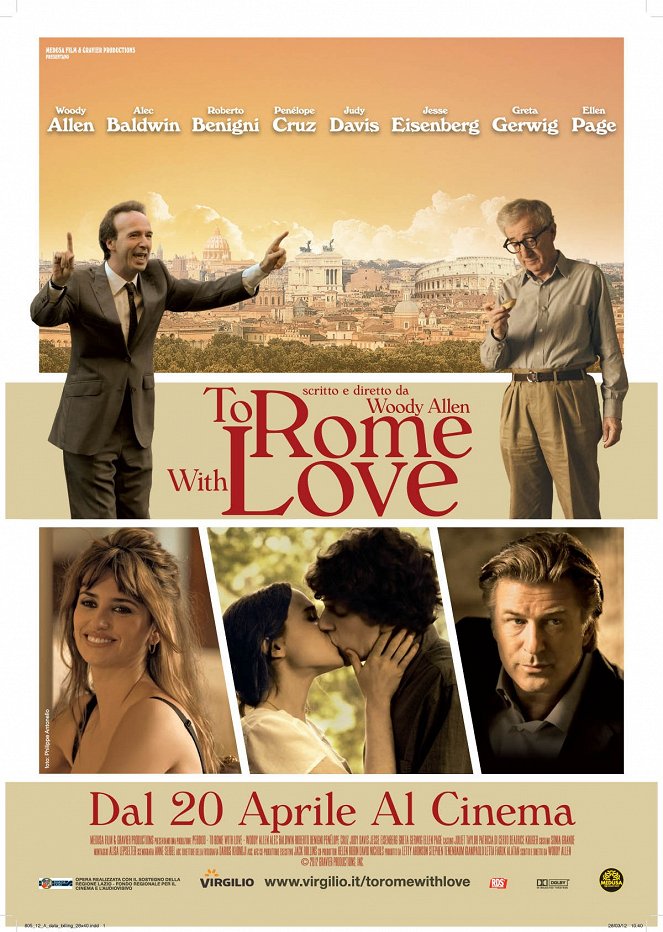 To Rome with Love - Affiches