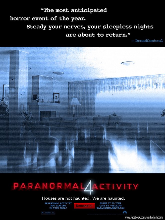 Paranormal Activity 4 - Julisteet