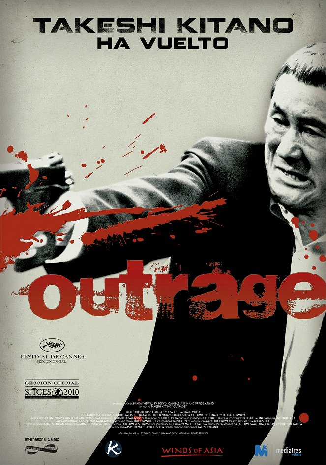 Outrage - Carteles