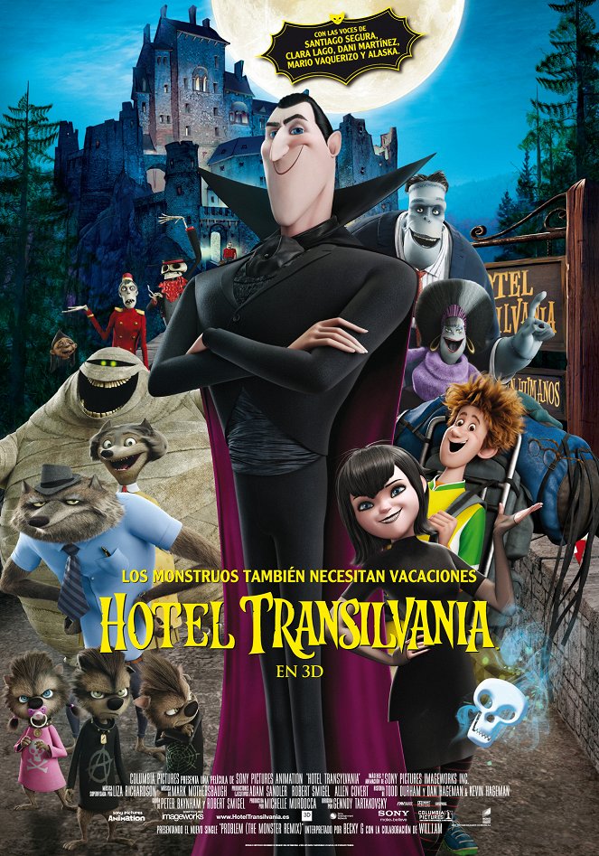 Hotel Transilvania - Carteles