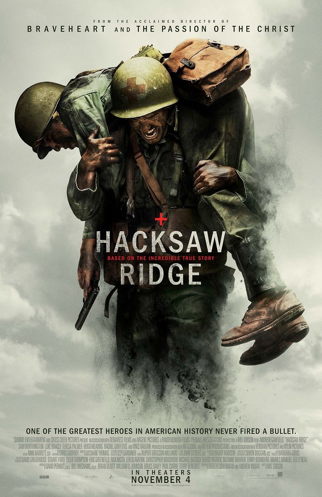 Hacksaw Ridge - Aseeton sotilas - Julisteet