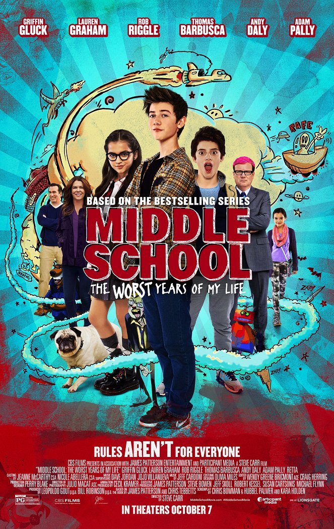 Middle School: The Worst Years of My Life - Plakate