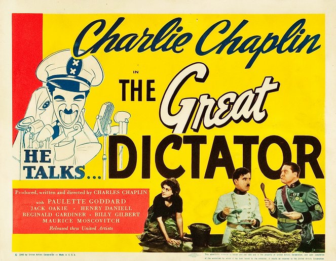 El gran dictador - Carteles