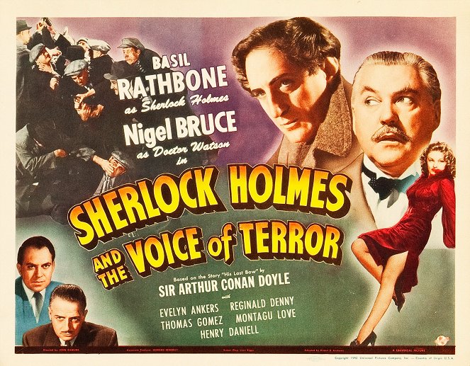 Sherlock Holmes and the Voice of Terror - Plakáty