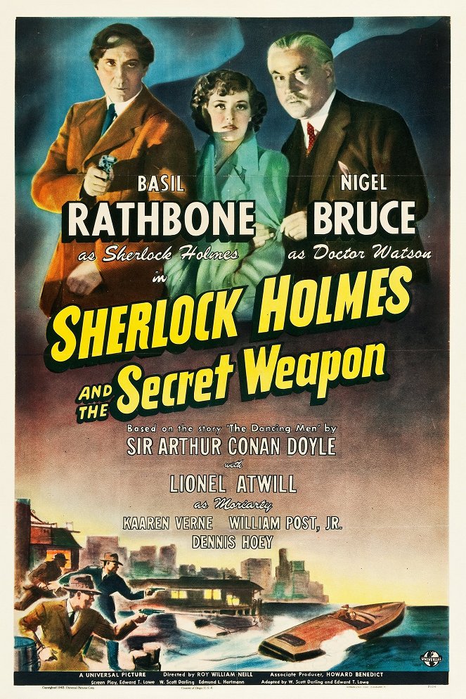Sherlock Holmes i tajna broń - Plakaty