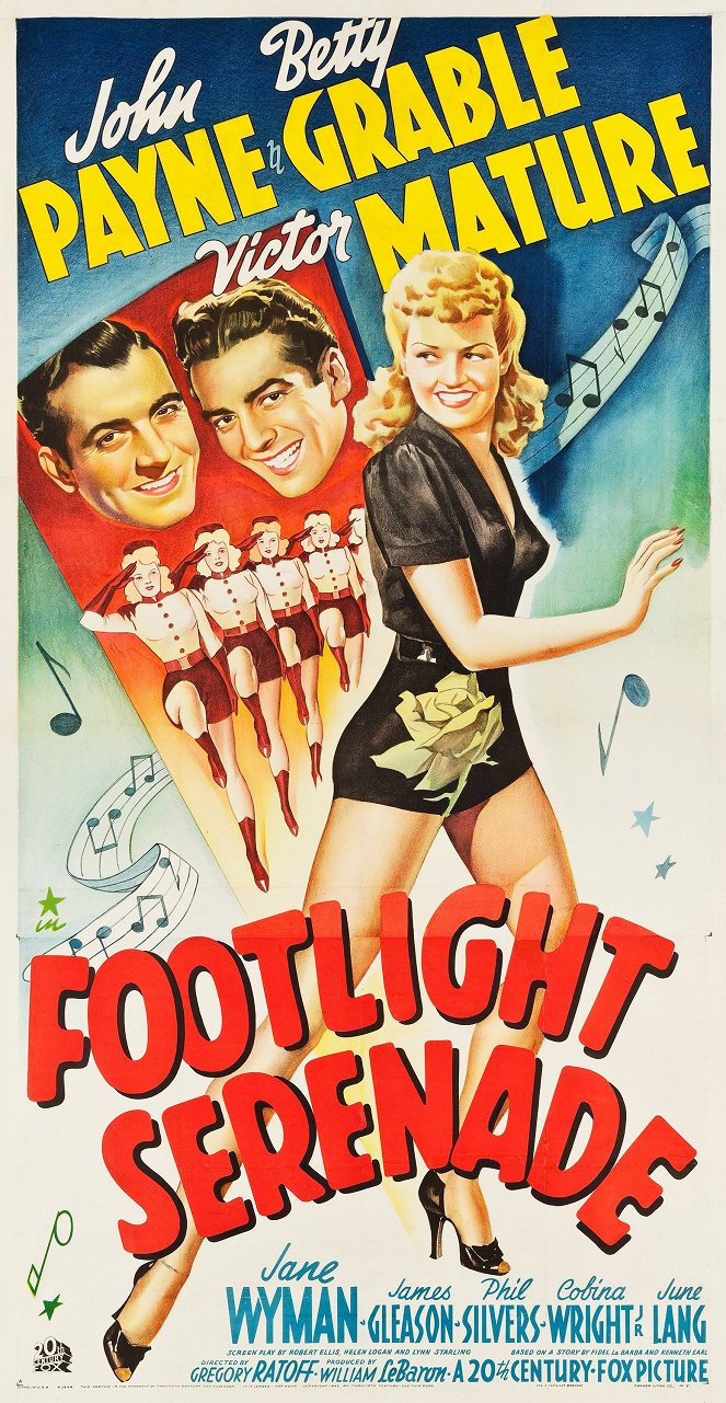 Footlight Serenade - Posters