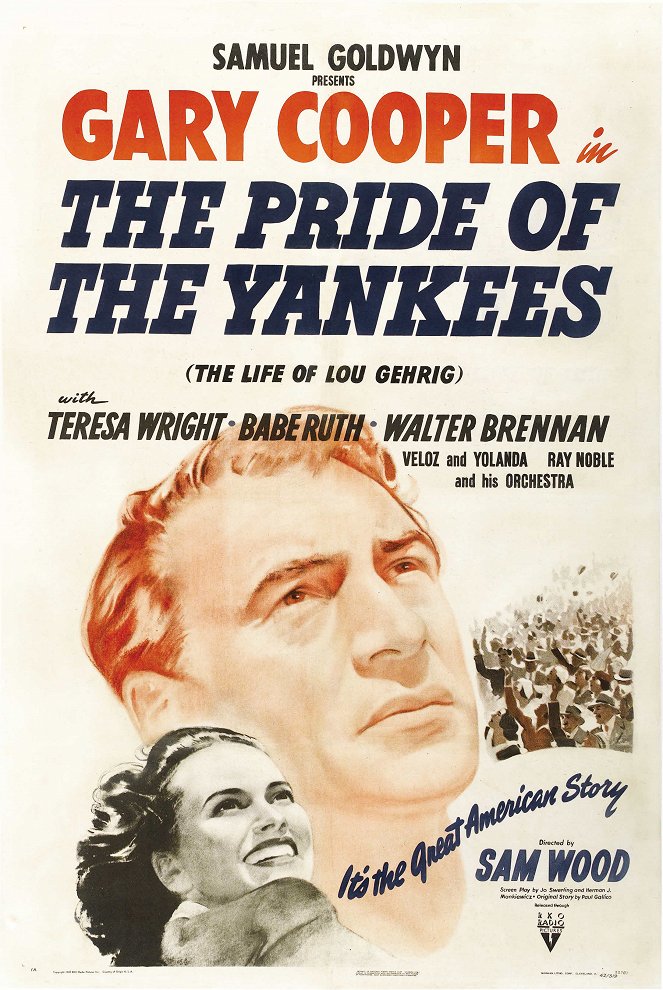 The Pride of the Yankees - Plakaty