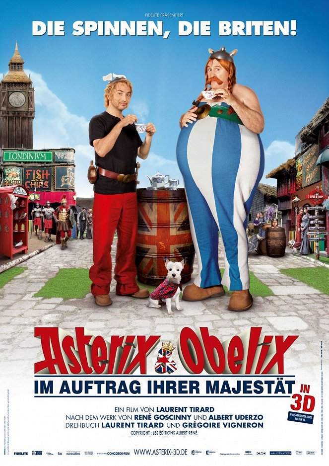 Asterix & Obelix - Im Auftrag ihrer Majestät - Plakate