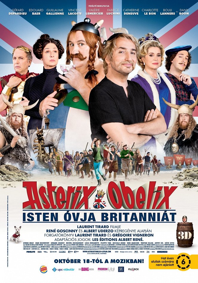Asterix & Obelix - Isten óvja Britanniát - Plakátok