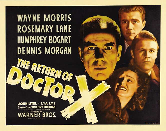 The Return of Doctor X - Affiches