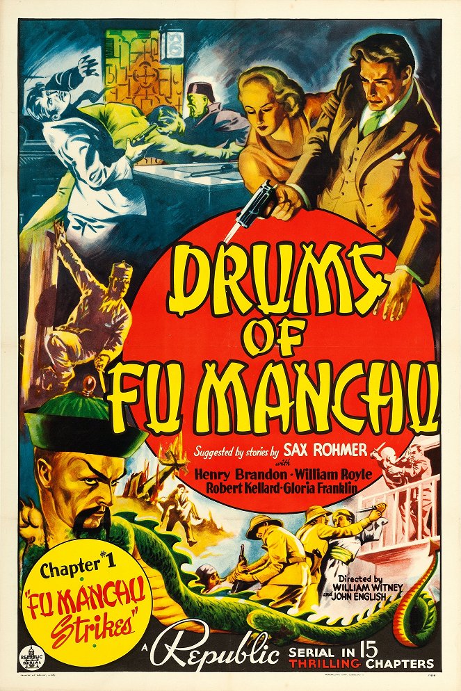 Drums of Fu Manchu - Julisteet