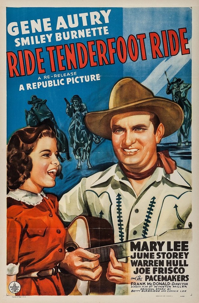 Ride, Tenderfoot, Ride - Affiches