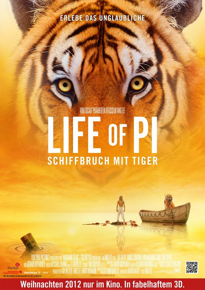 Life Of Pi - Schiffbruch mit Tiger - Plakate