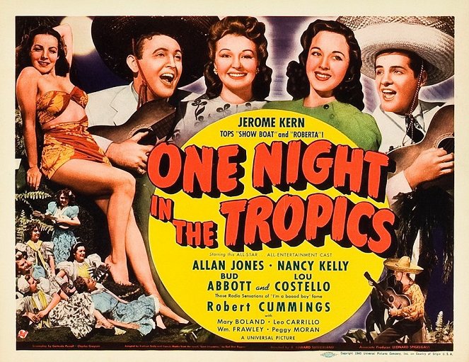 One Night in the Tropics - Affiches