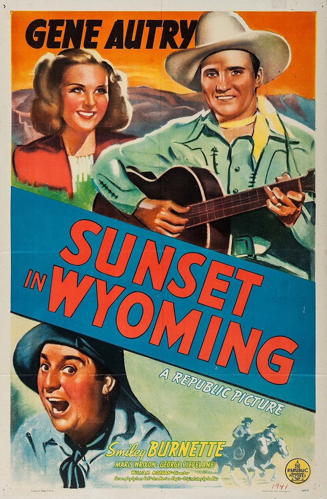 Sunset in Wyoming - Plakate