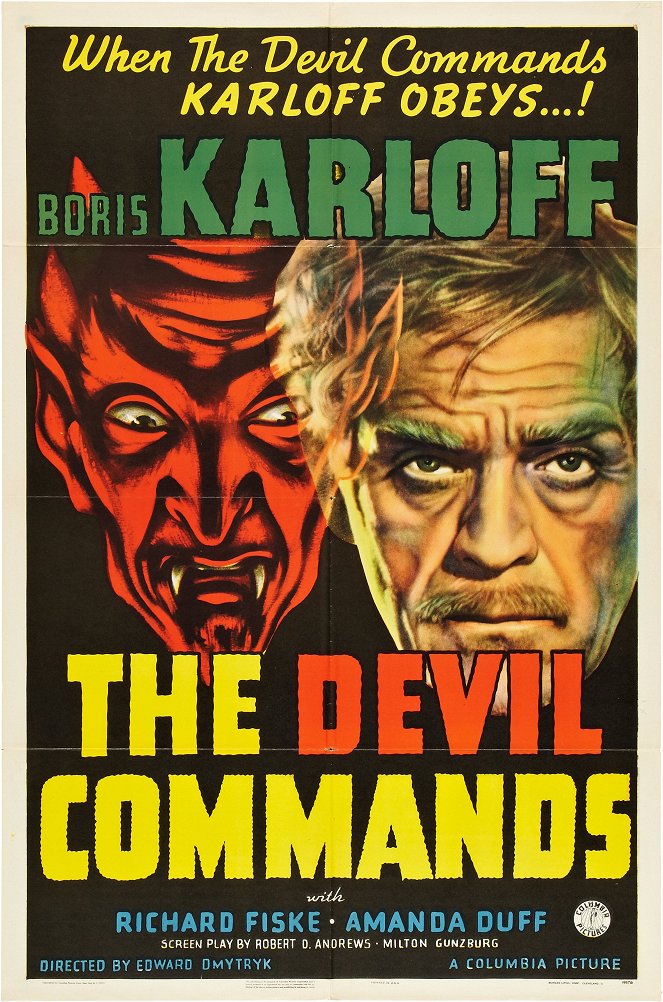 The Devil Commands - Plakate