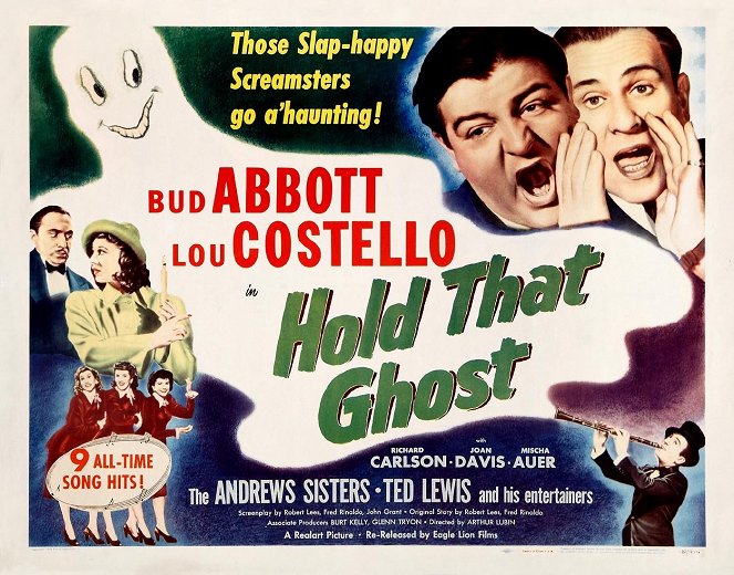 Hold That Ghost - Posters