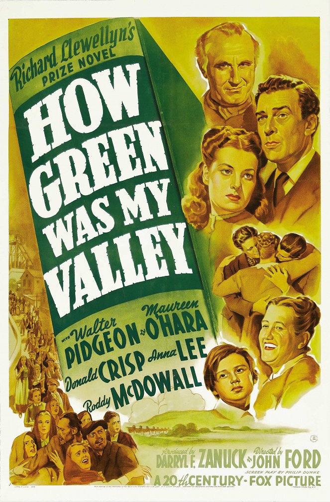 Bylo jednou zelené údolí - Plagáty
