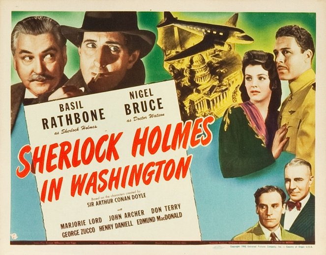 Sherlock Holmes in Washington - Affiches