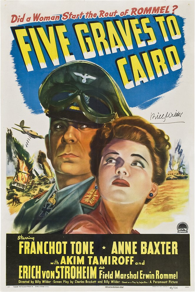 Five Graves to Cairo - Posters