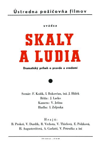 Skaly a ľudia - Affiches