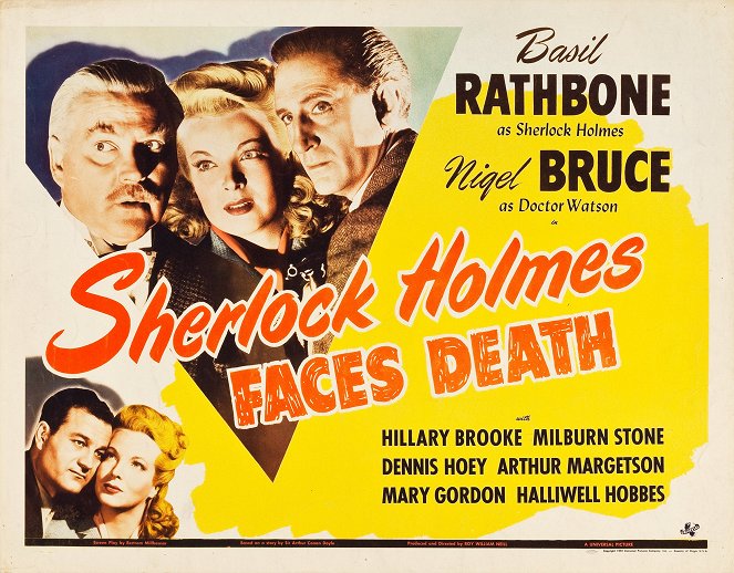 Sherlock Holmes desafiando a la muerte - Carteles