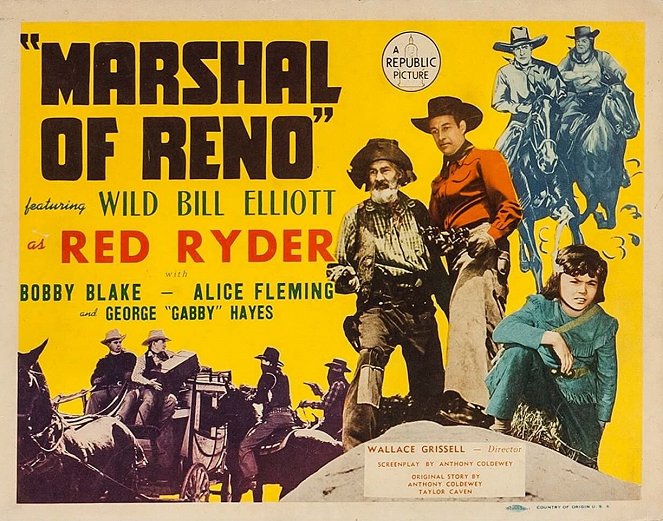 Marshal of Reno - Affiches