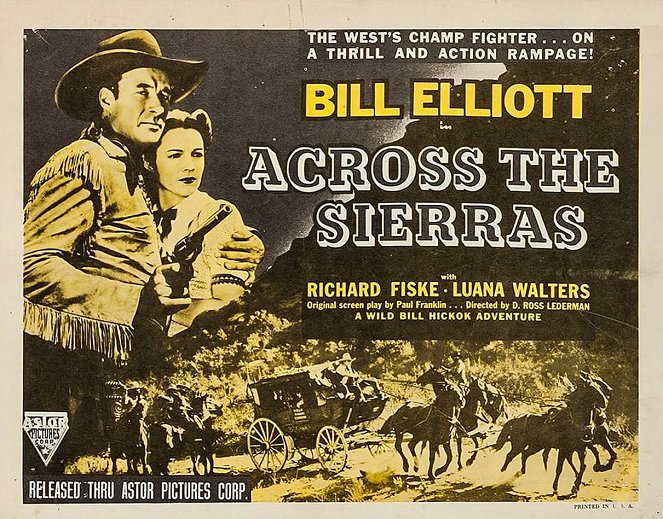 Across the Sierras - Affiches