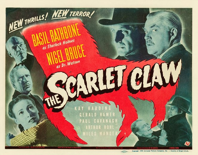The Scarlet Claw - Affiches