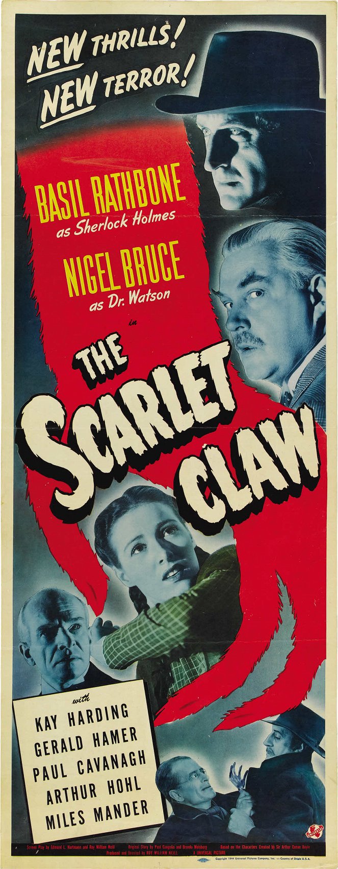 The Scarlet Claw - Plakáty