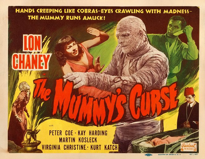 The Mummy's Curse - Plakate