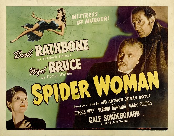 Sherlock Holmes and the Spider Woman - Affiches