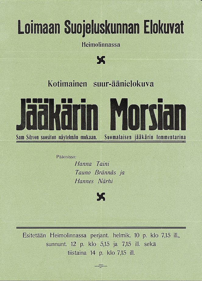Jääkärin morsian - Plagáty