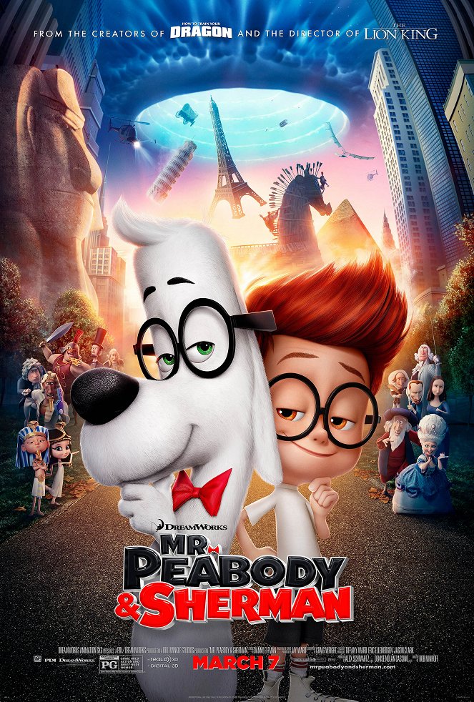 Mr. Peabody e Sherman - Cartazes