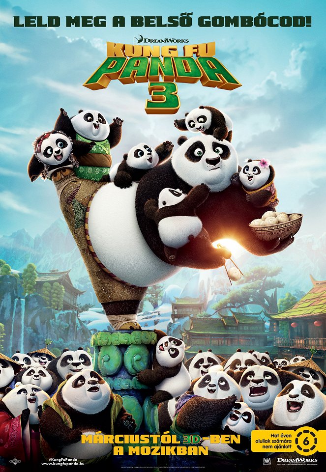 Kung Fu Panda 3 - Plakátok