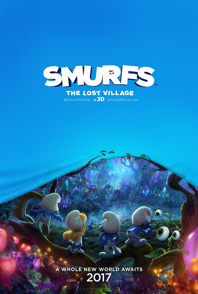 De Smurfen en het verloren dorp - Posters