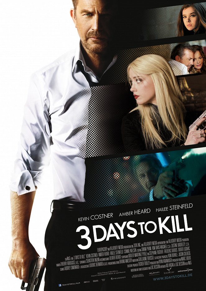 3 Days to Kill - Plakate