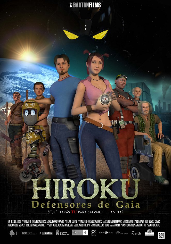 Hiroku: Defensores de Gaia - Cartazes