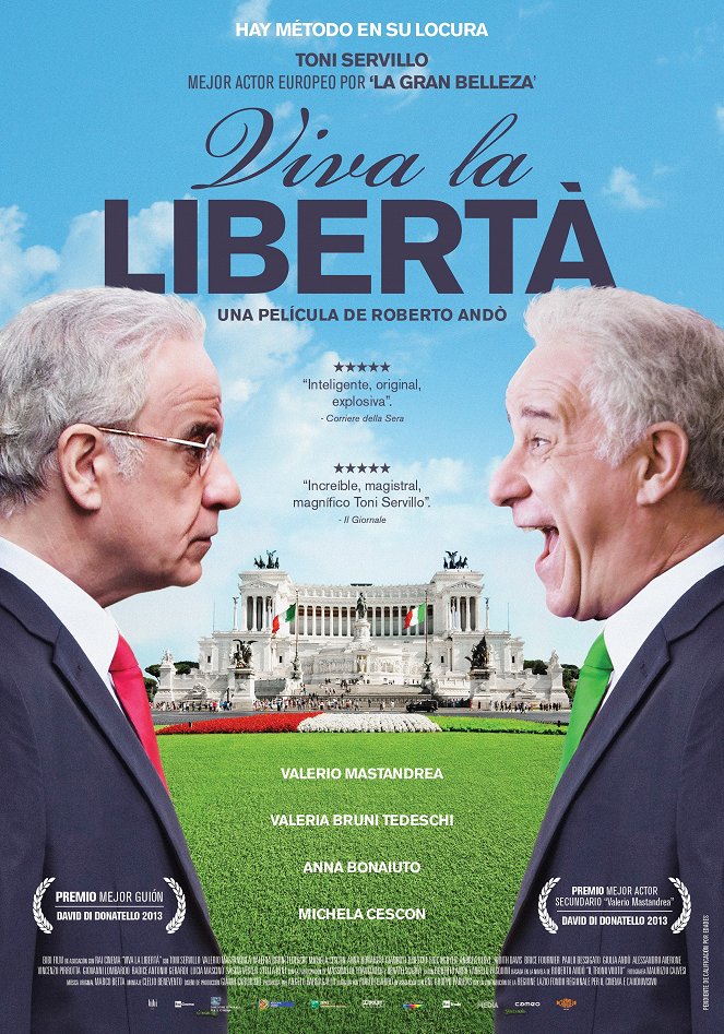 Viva la libertà - Carteles