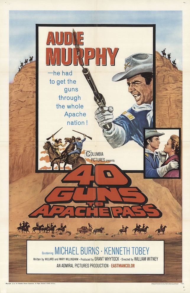 40 Guns to Apache Pass - Posters